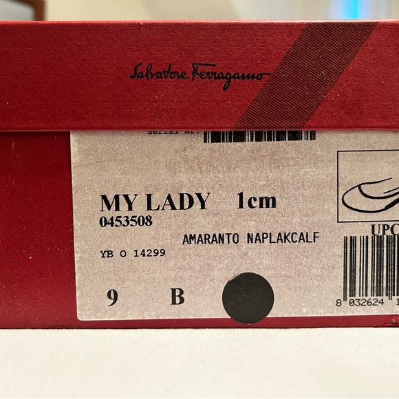 Salvatore Ferragamo red patent leather ballet flats! - Picture 4 of 5